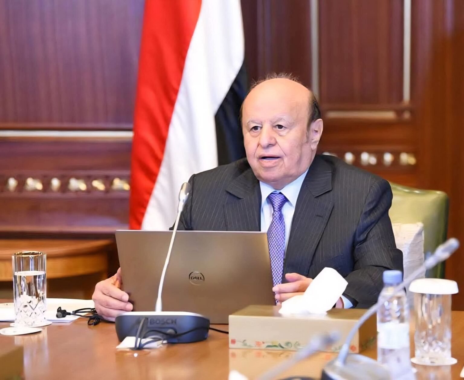 القيادة العامة لقوات درع الوطن تنعي وفاة فخامة الرئيس السابق للجمهورية اليمنية المشير/ عبدربه منصور هادي FB IMG 1780023084333
